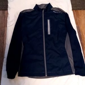 Greg Norman jacket, mens like new, blue and gray